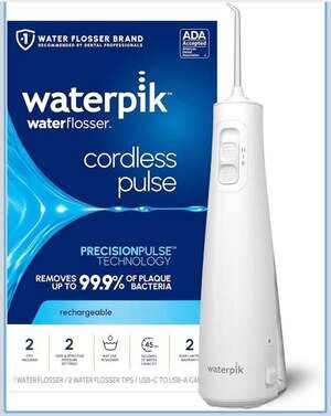 Waterpik Cordless Pulse Rechargeable Portable Water Flosser